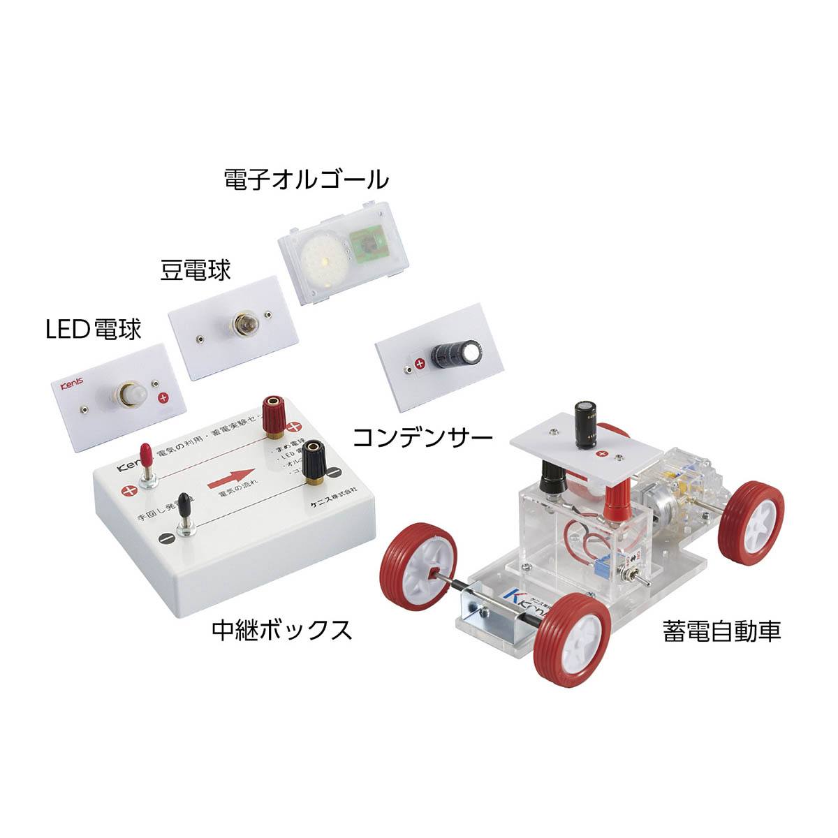科学兵器「電気マシーン」 電気の利用・蓄電実験セット (シリーズ) 【りかなび】ケニス株式会社