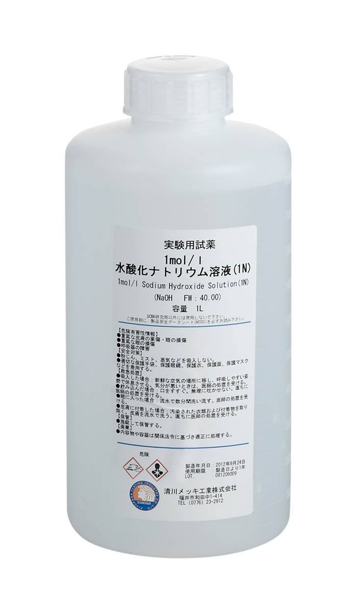希釈済試薬 うすい水酸化ナトリウム 4％ 1L【りかなび】ケニス株式会社