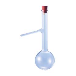 枝付フラスコ（穴あきゴム栓付） 200mL【りかなび】ケニス株式会社