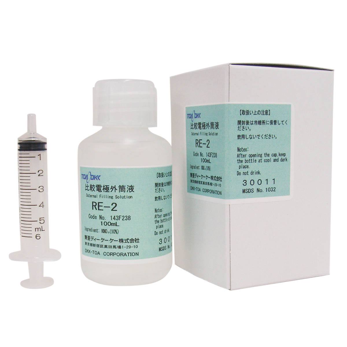 健康・医学 TUK 比較電極外筒液 RE－2 100mL 143F238【東亜DKK】【りか