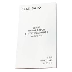 温湿度計用記録紙 7日 NTH071540（55枚入）【佐藤計量器