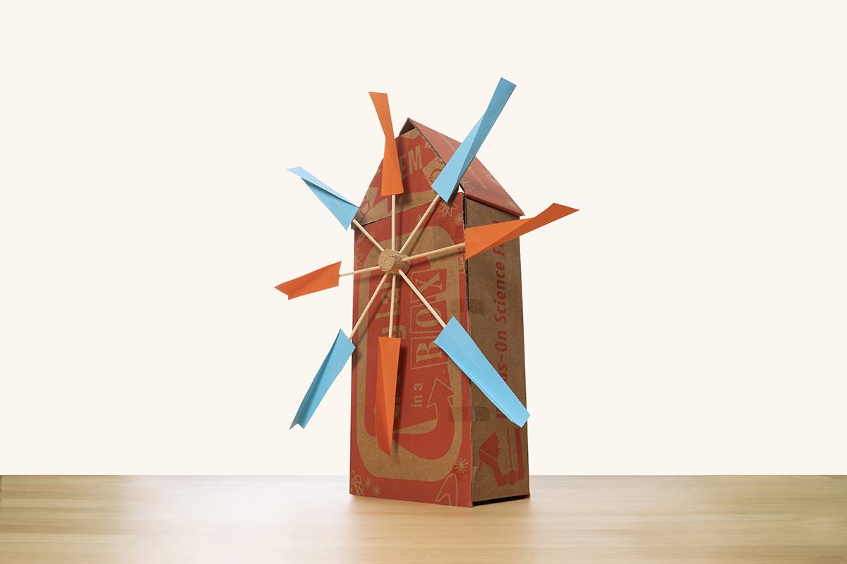 風車製作キット 風をつかまえて【りかなび】ケニス株式会社