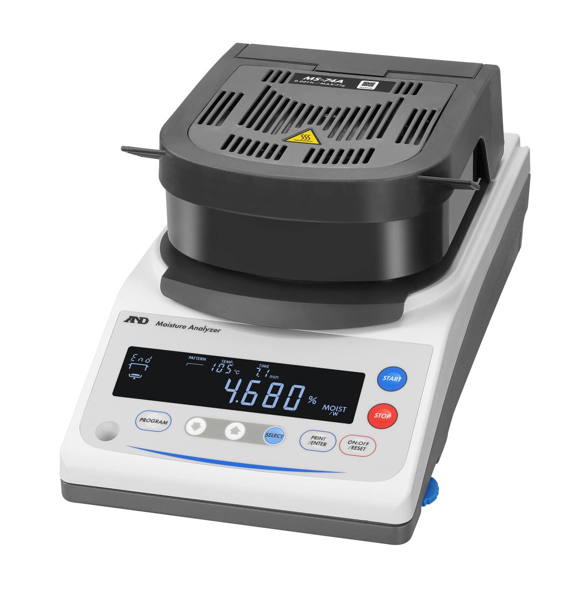 加熱乾燥式水分計 MS－74A【エー・アンド・デイ（A&D）】【りか