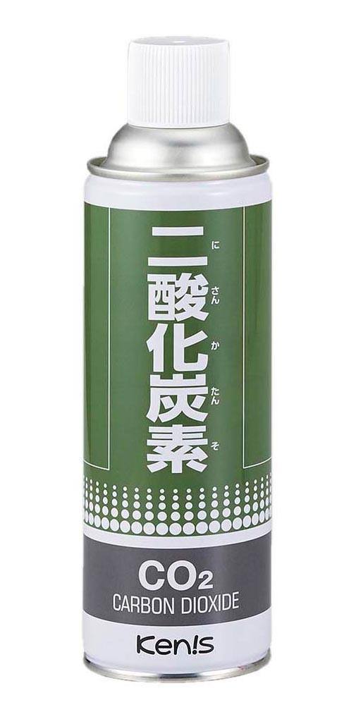 実験用ガス 二酸化炭素 5L（20本組）【りかなび】ケニス株式会社