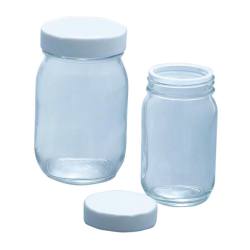 広口サンプル瓶 M－225 （225mL 40個入）【りかなび