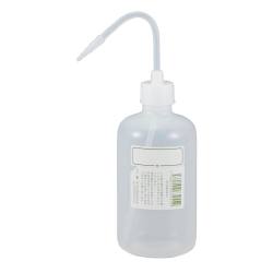 ポリ洗浄瓶 NT洗瓶（細口ラベル付） 500mL【安元化成】【りか