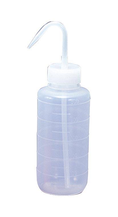 ポリ丸型洗浄瓶（広口） 500mL【りかなび】ケニス株式会社