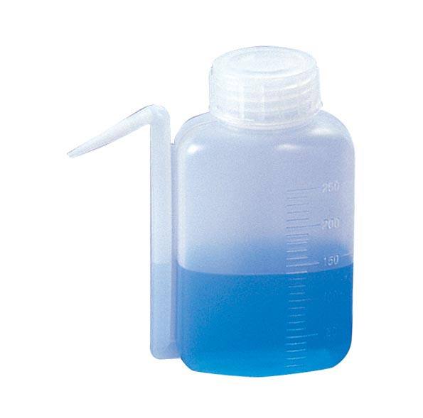 ポリ角型洗浄瓶 250mL【サンプラテック】【りかなび】ケニス株式会社