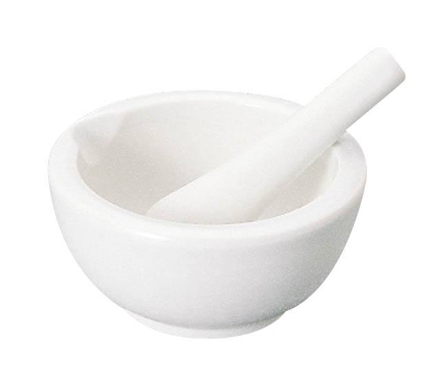 磁製乳鉢（乳棒付） N－15 150mm【りかなび】ケニス株式会社