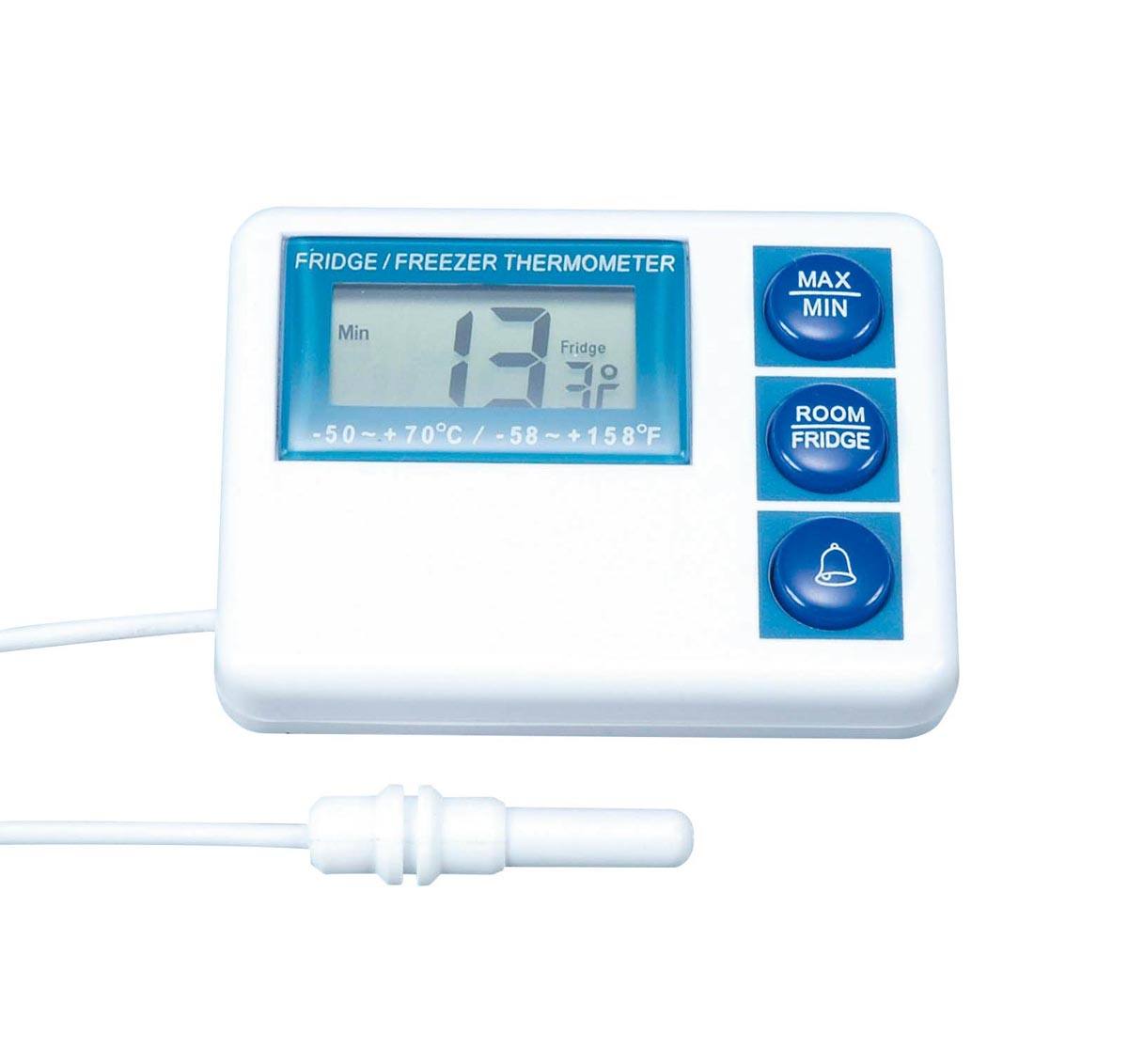 R♡I　　　　　　　　　　ALINCO ステンレス冷蔵庫 温度設定12℃ 冷蔵庫用電子温度計 RT－804【りかなび】ケニス株式会社