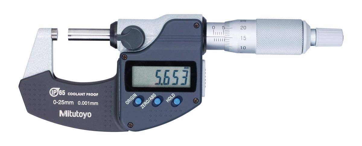 りかなび】防水型デジタルマイクロメーター ＭＤＣ－２５ＭＸ