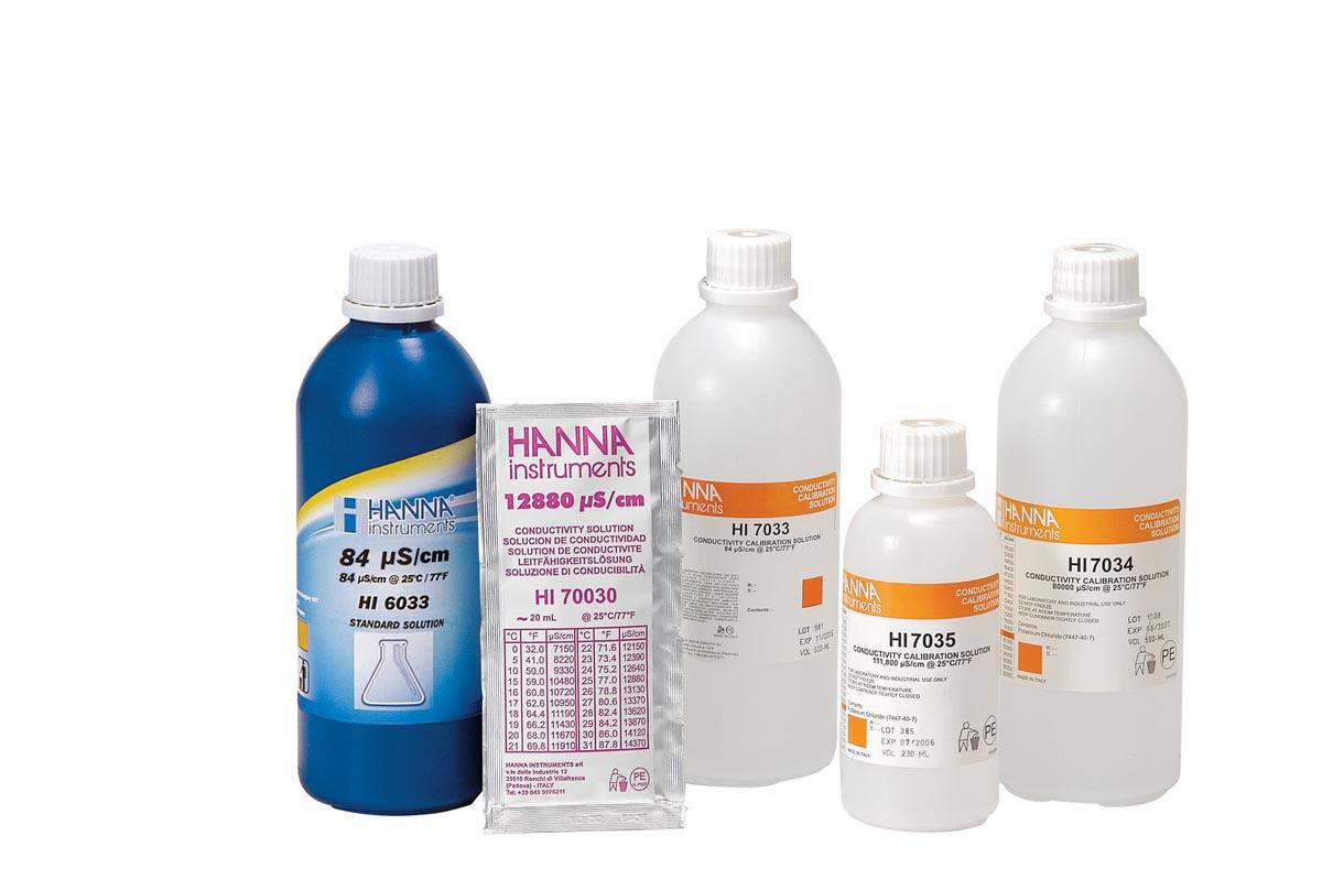 HANNA 1413μS/cm EC標準液 楽天市場】導電率校正用標準液 HANNA ハンナ