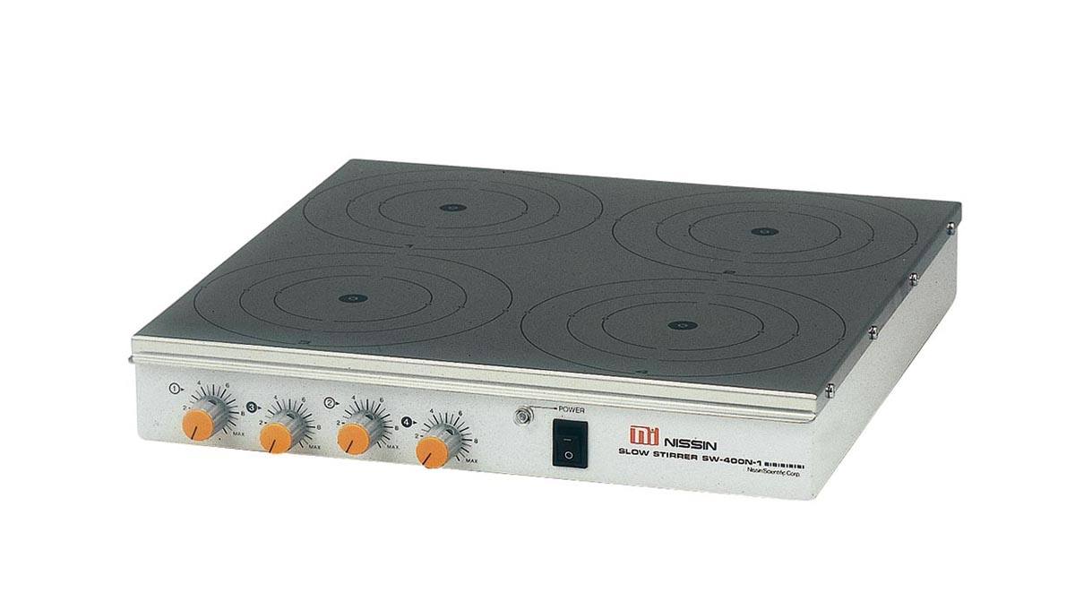 多連式マグネチックスターラー SW－400N－1（4連式）【日伸