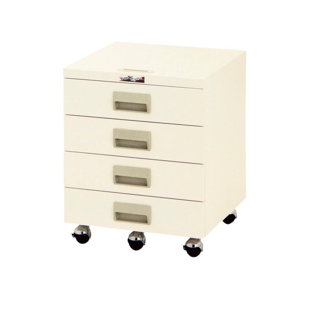 キャビネットワゴン 引き出し4段タイプ UCW－4【山金工業】【りか