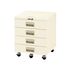 キャビネットワゴン 引き出し4段タイプ UCW－4【山金工業】【りか