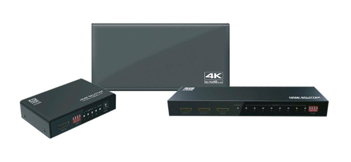 HDMI2分配器（4K対応） THDSP12X2－4K60S