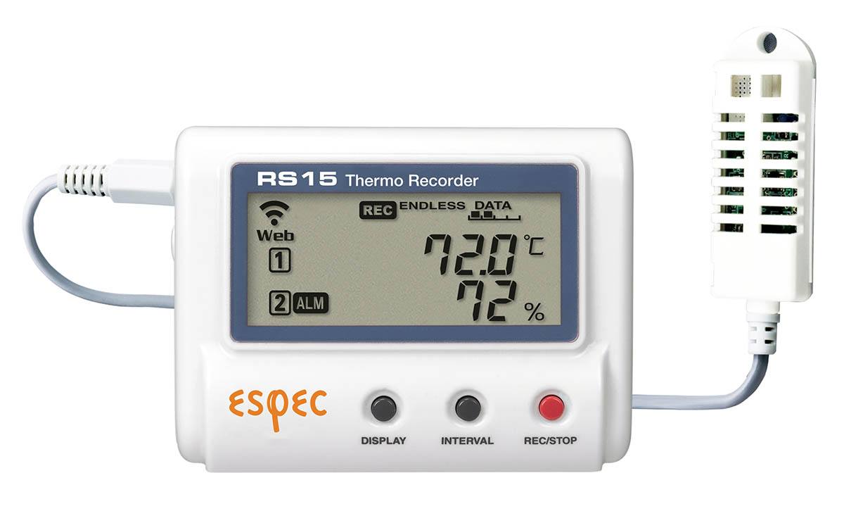 サーモレコーダー（温湿度タイプ） RS15【エスペックミック