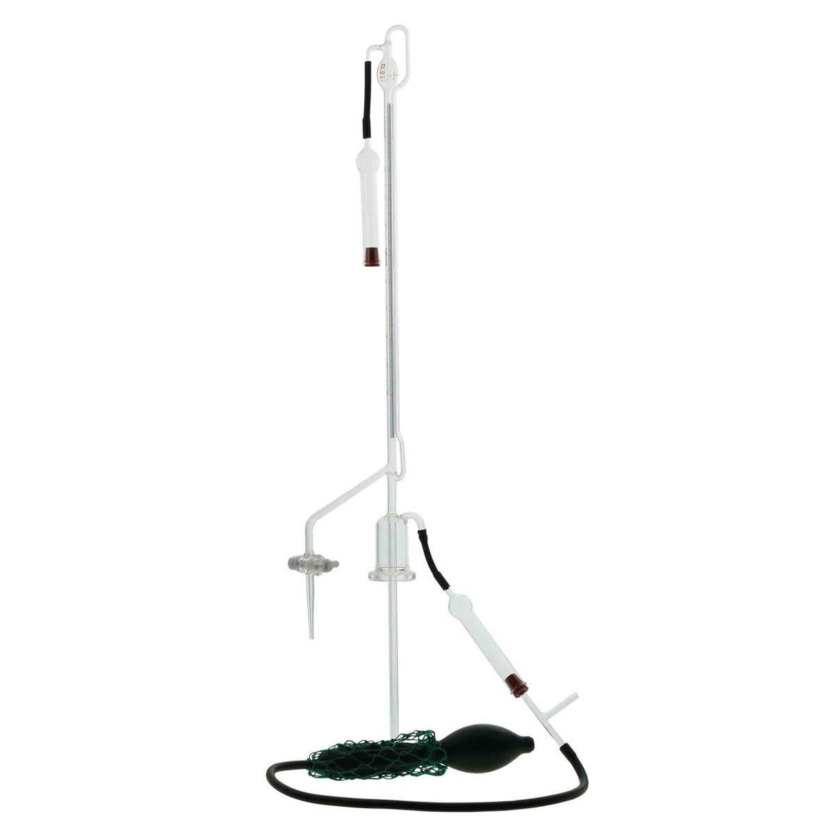 自動ビュレット　PTFEコック　青筋　平面接続